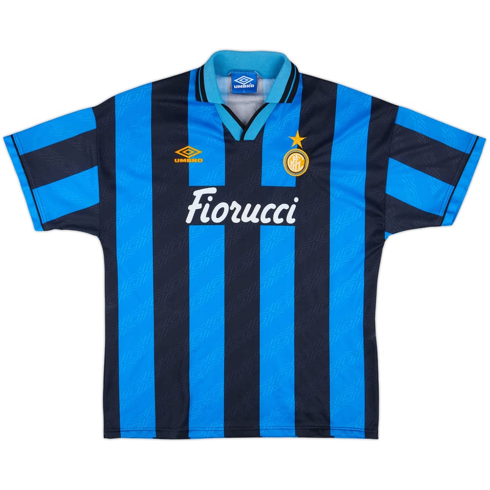 1994-95 Inter Milan Home Shirt - 8/10 - (L)