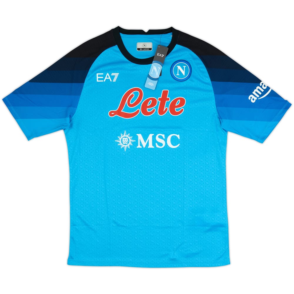 2022-23 Napoli Authentic Home Shirt (XXL)