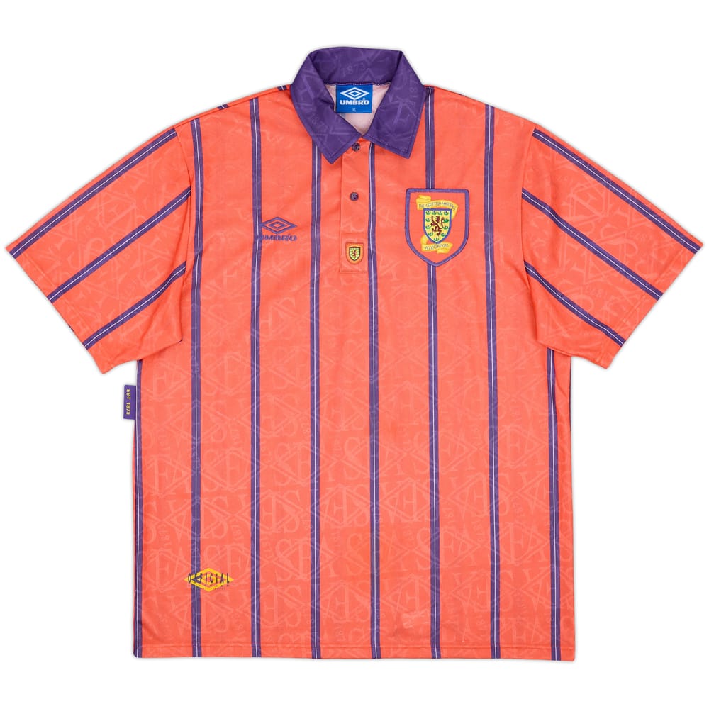 1993-95 Scotland Away Shirt - 9/10 - (XL)
