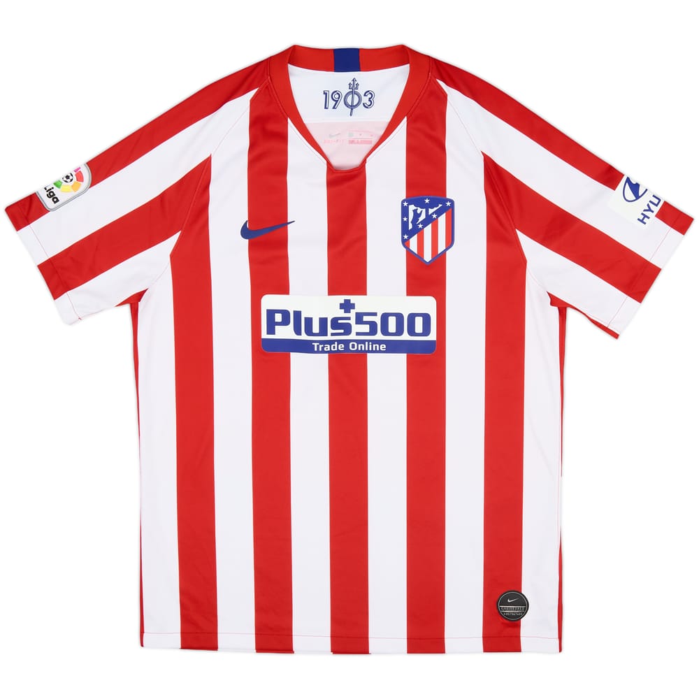 2019-20 Atletico Madrid Home Shirt - 9/10 - (L)