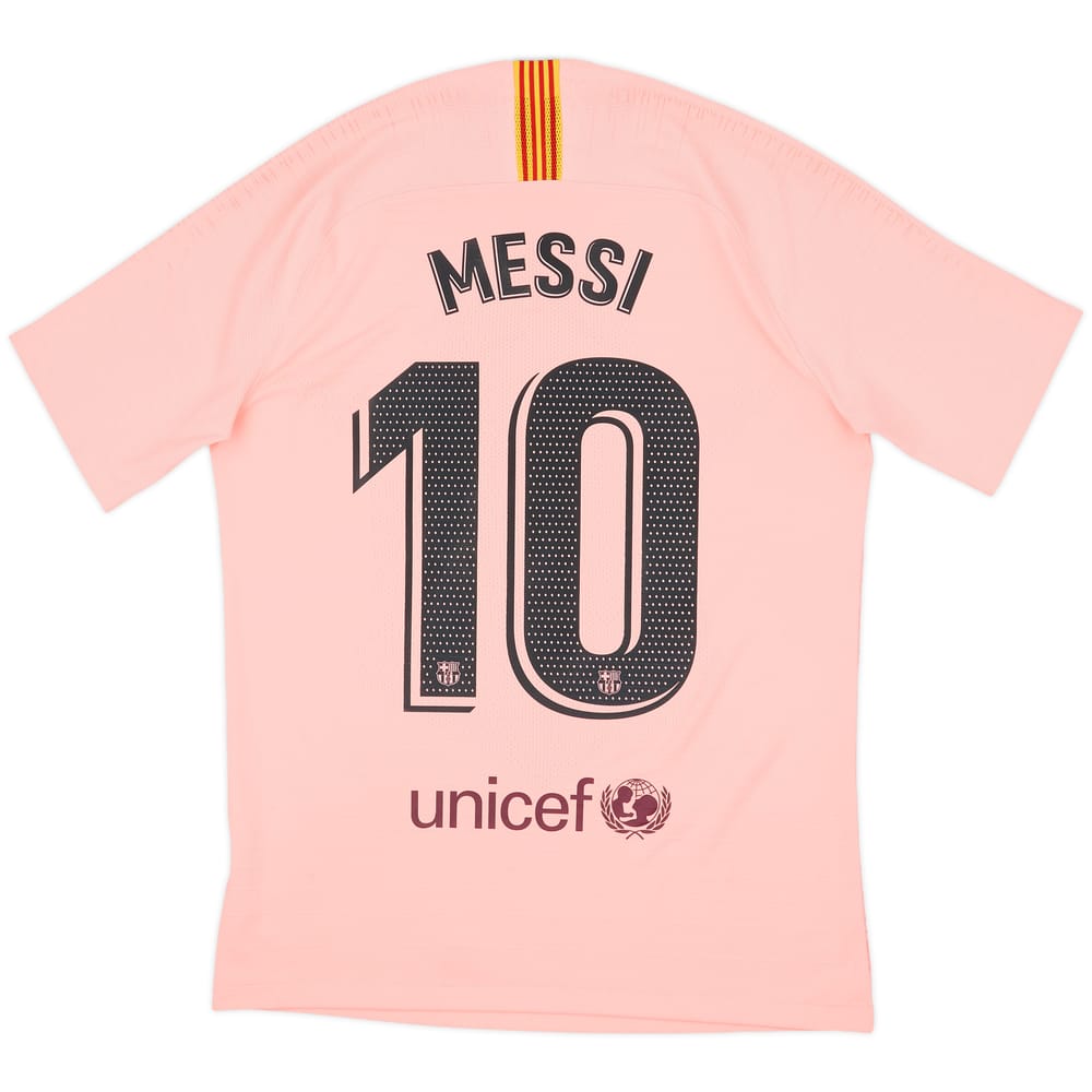 2018-19 Barcelona Authentic Third Shirt Messi #10 - 9/10 - (M)