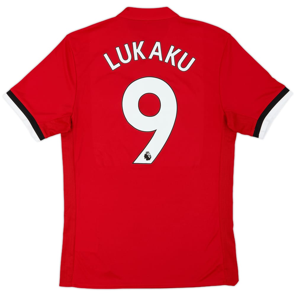 2017-18 Manchester United Home Shirt Lukaku #9 (S)