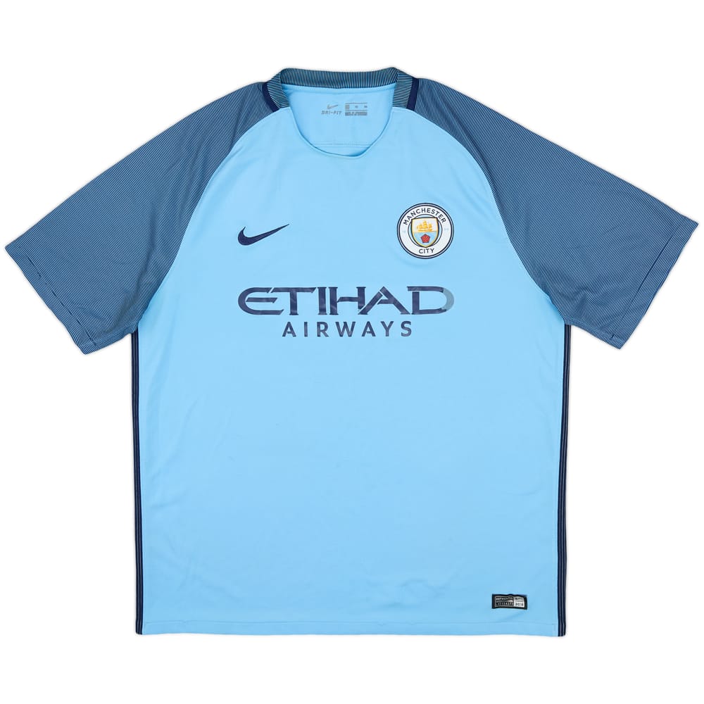 2016-17 Manchester City Home Shirt - 4/10 - (XL)