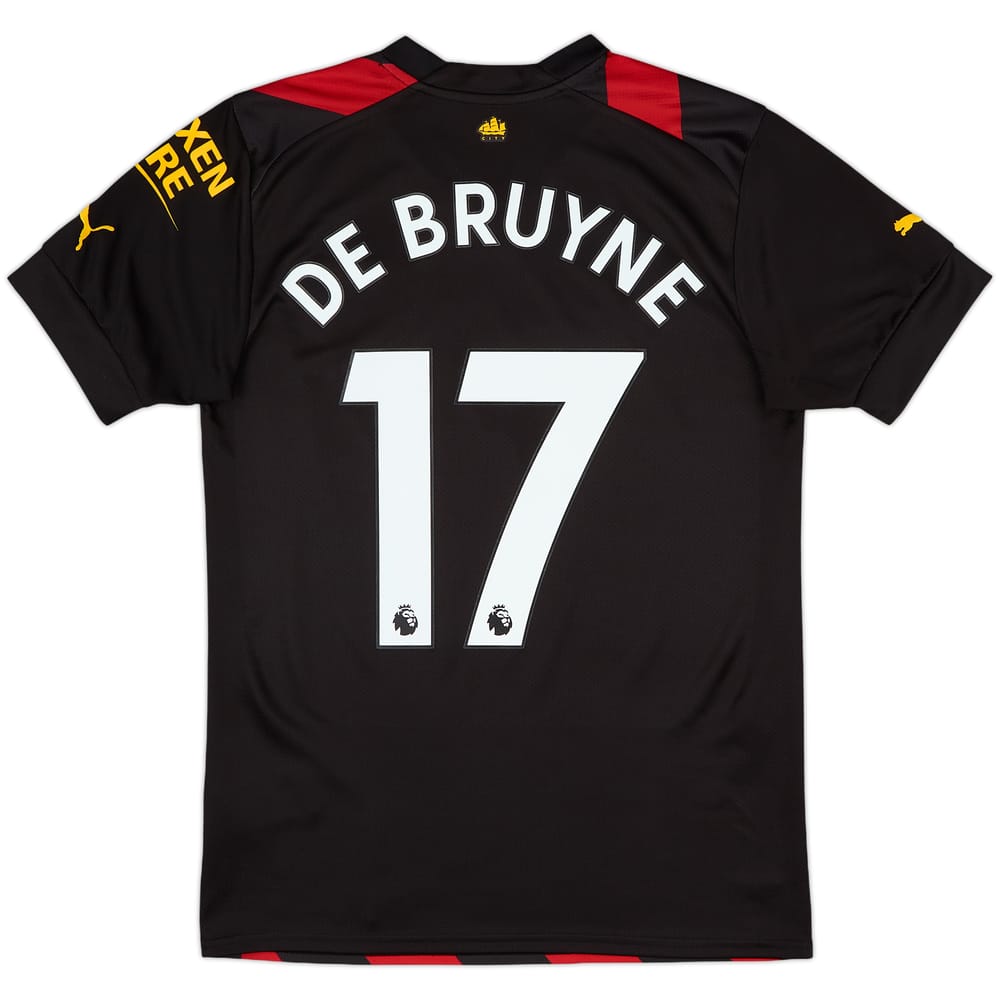 2022-23 Manchester City Away Shirt De Bruyne #17 - 9/10 - (S)