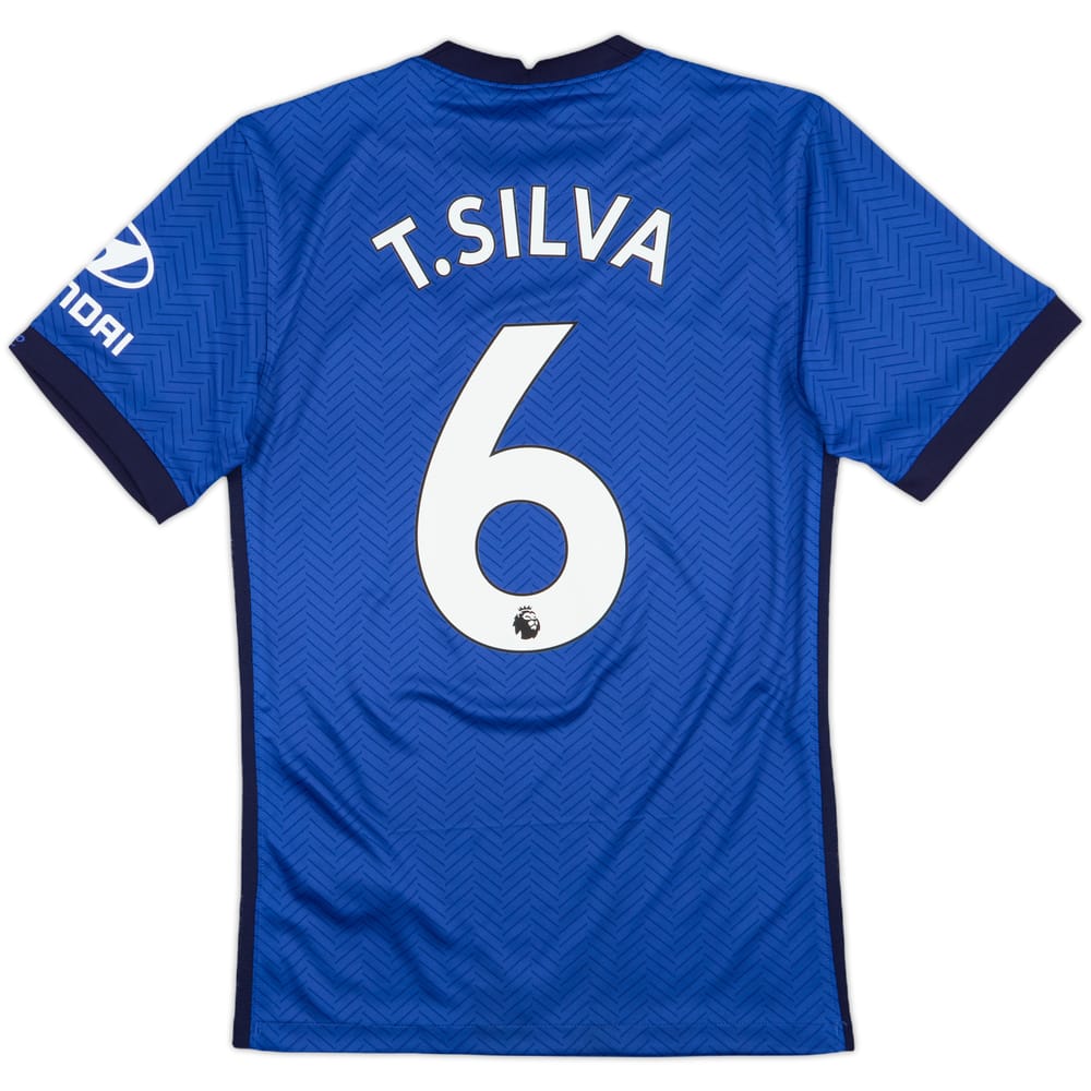 2020-21 Chelsea Home Shirt T.Silva #6 - 10/10 - (XS)