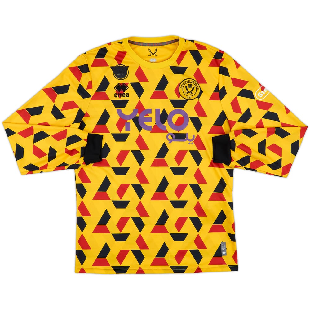 2023-24 Sheffield United Player Issue Errea Training L/S Shirt #22 - 8/10 - (XL)