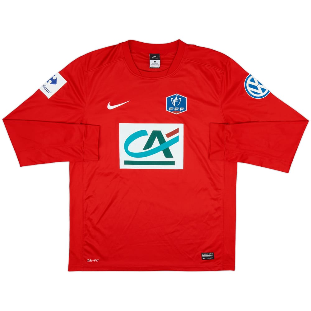 2015-16 Coupe de France Home L/S Shirt #11 - 8/10 - (L)