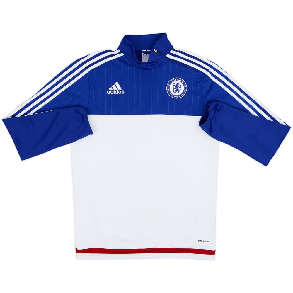 2015-16 Chelsea adidas 1/4 Zip Sweat Top - 6/10 - (S)