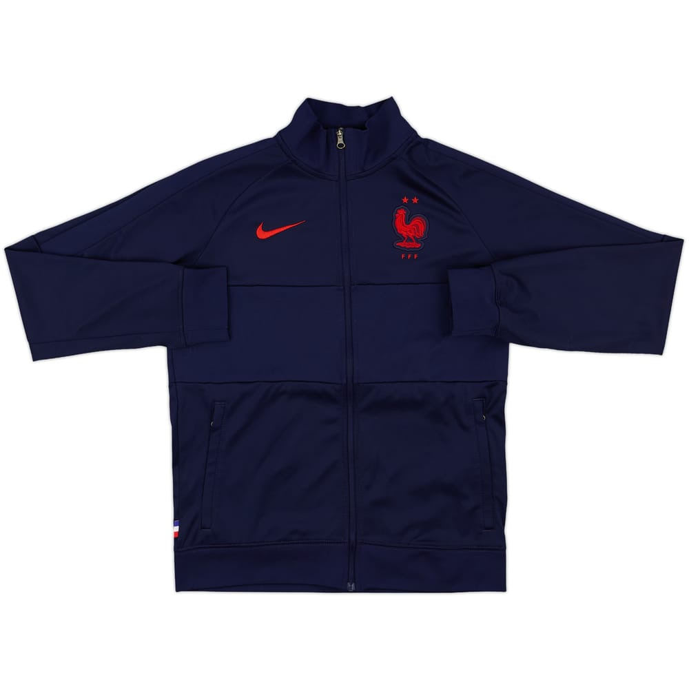2020-21 France Nike Track Jacket - 8/10 - (L.Boys)