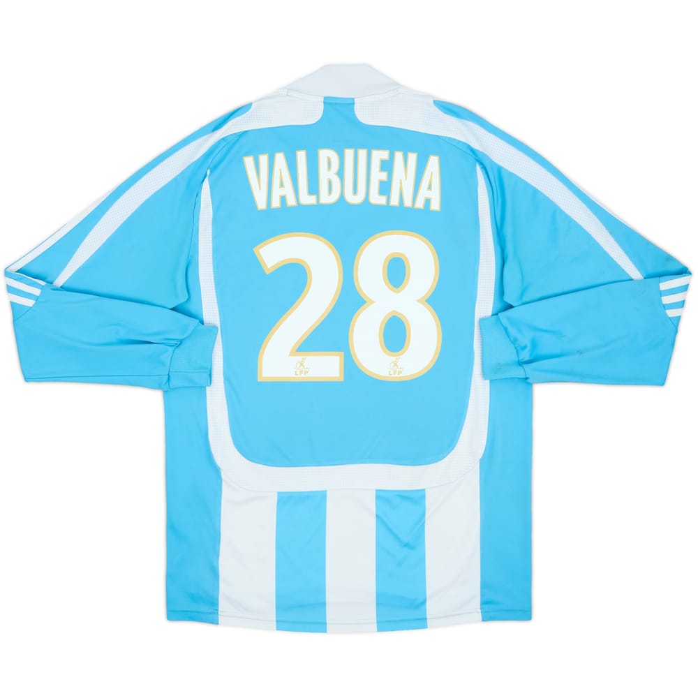 2007-08 Olympique Marseille Away L/S Shirt Valbuena #28 - 5/10 - (S)