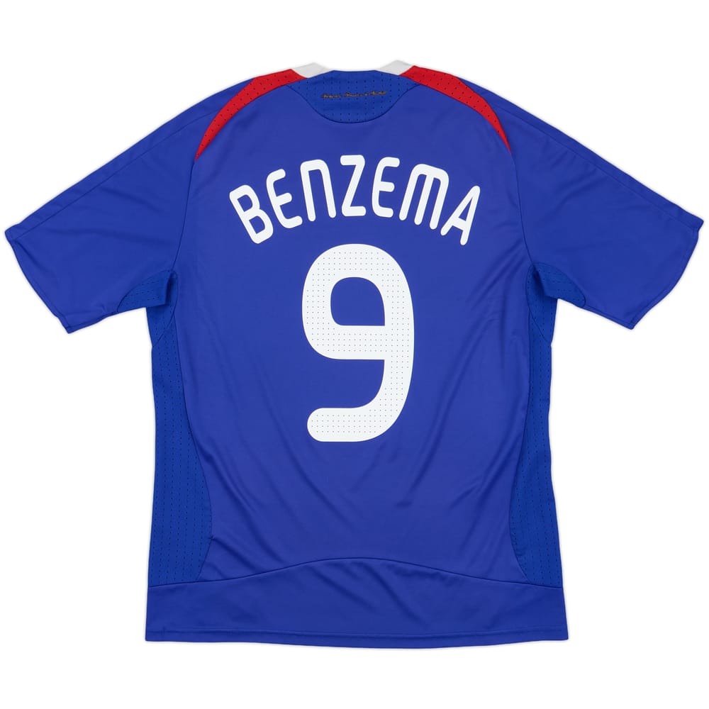 2008-09 France Home Shirt Benzema #9 - 5/10 - (M)