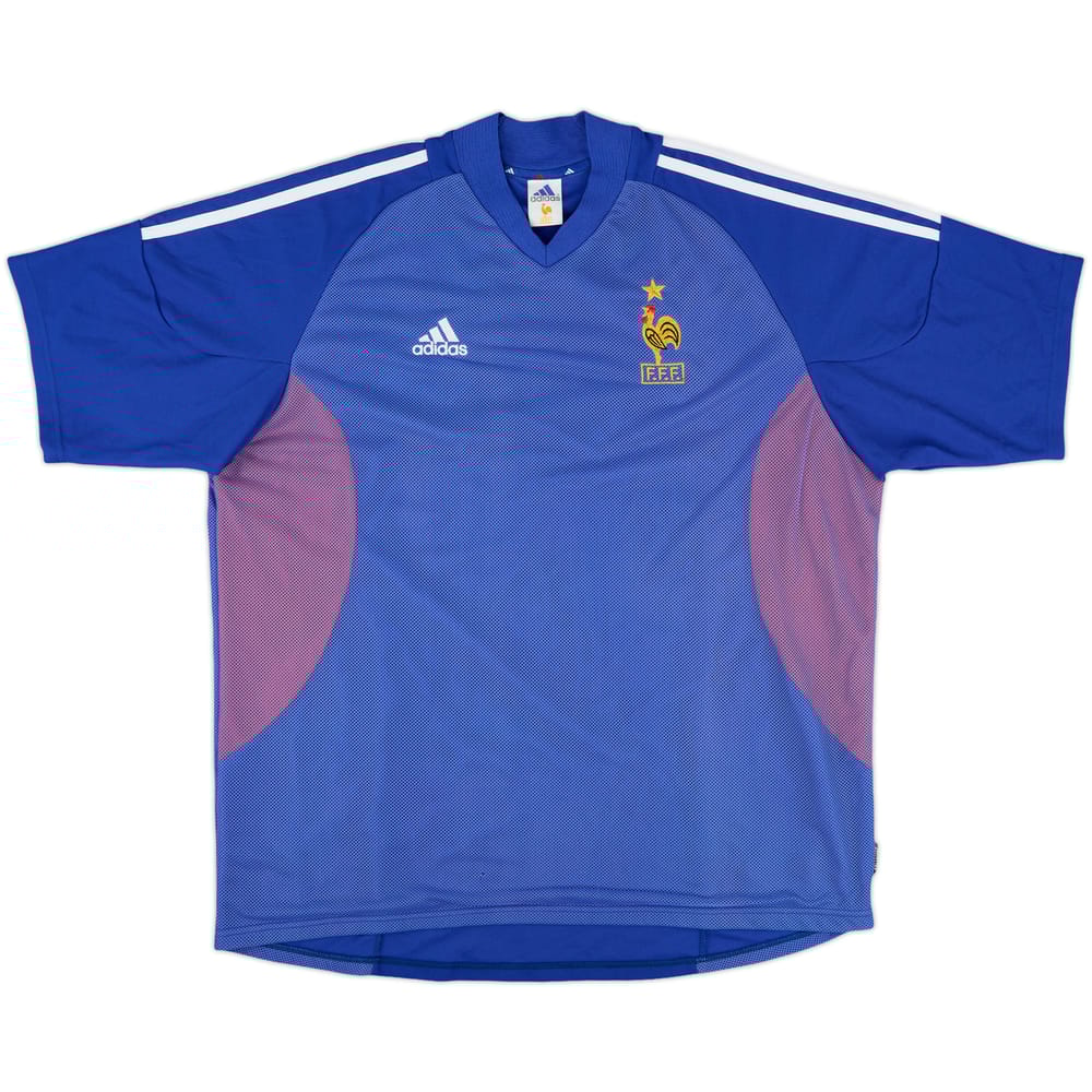 2002-04 France Home Shirt - 4/10 - (XL)