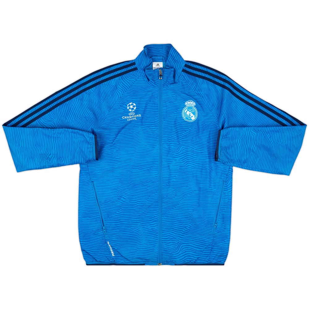 2015-16 Real Madrid CL adidas Track Jacket - 9/10 - (S)