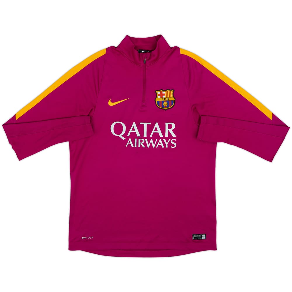 2016-17 Barcelona Nike 1/4 Zip Drill Top - 8/10 - (M)