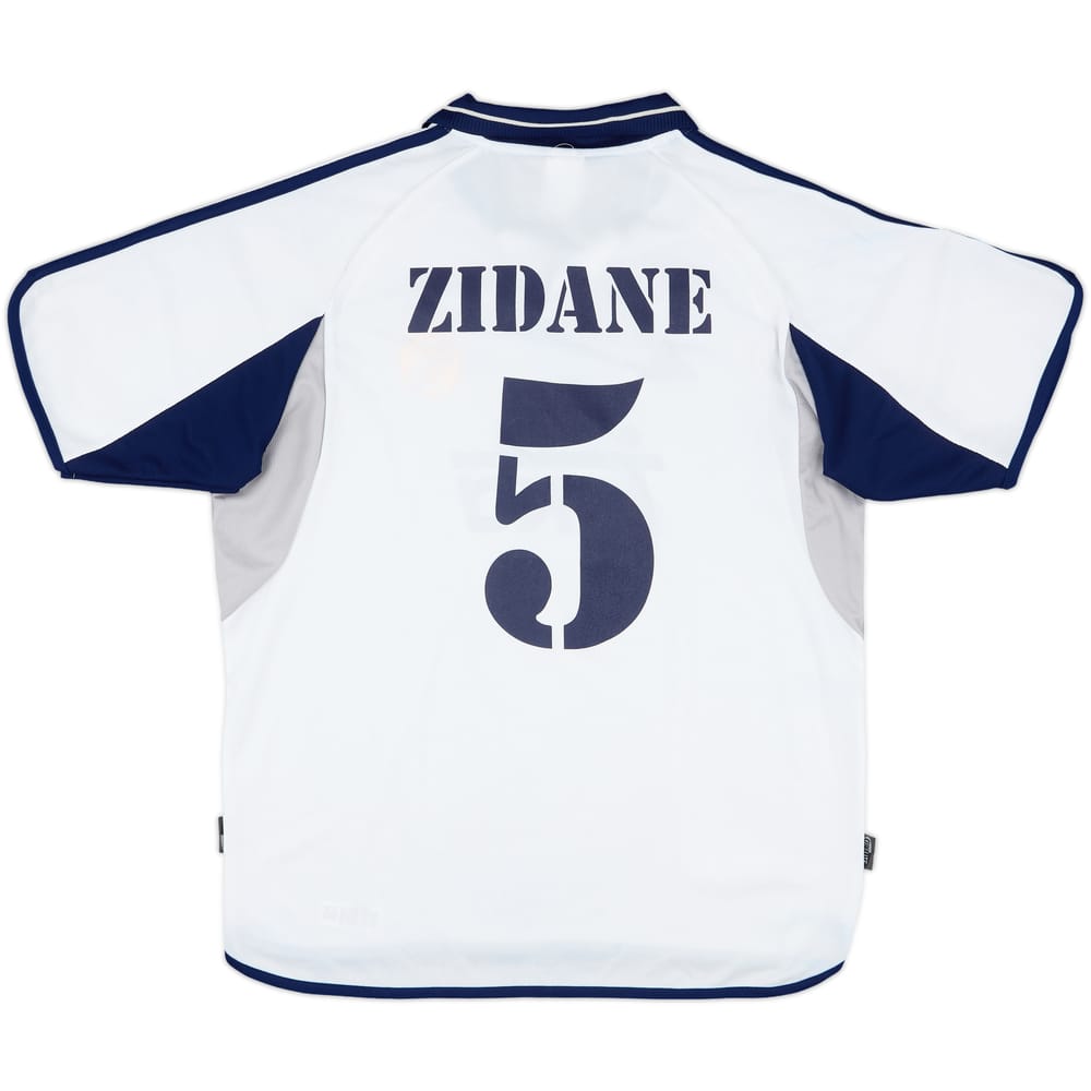 2000-01 Real Madrid Home Shirt Zidane #5 - 6/10 - (L)