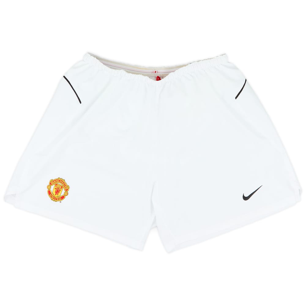 2004-06 Manchester United Home Shorts - 9/10 - (XL)