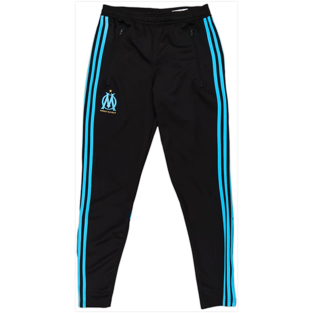 2014-15 Olympique Marseille adidas Track Pants/Bottoms - 9/10 - (S)