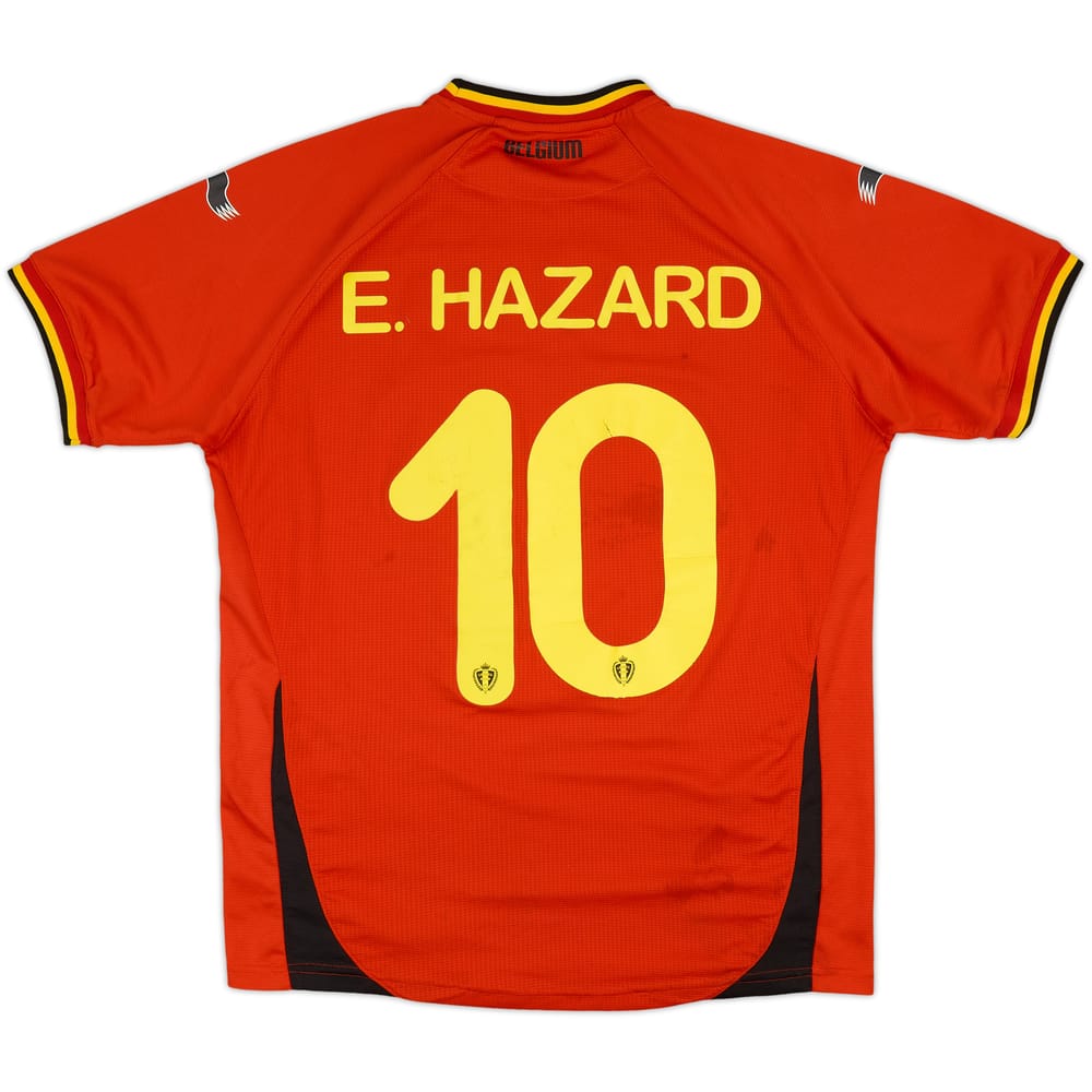 2014-15 Belgium Home Shirt E.Hazard #10 - 5/10 - (L)