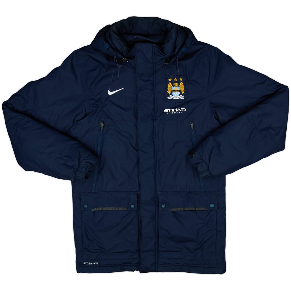 2013-14 Manchester City Nike Padded Bench Coat - 8/10 - (S)