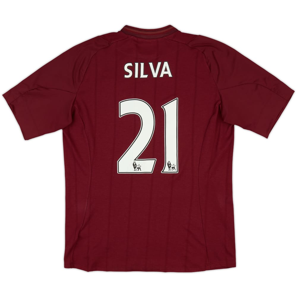 2012-13 Manchester City Away Shirt Silva #21 - 6/10 - (M)