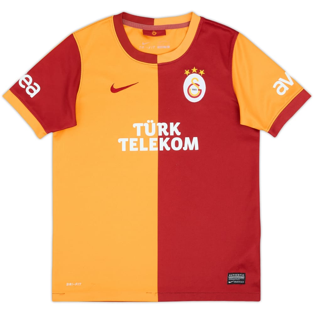 2013-14 Galatasaray Home Shirt - 5/10 - (L.Boys)