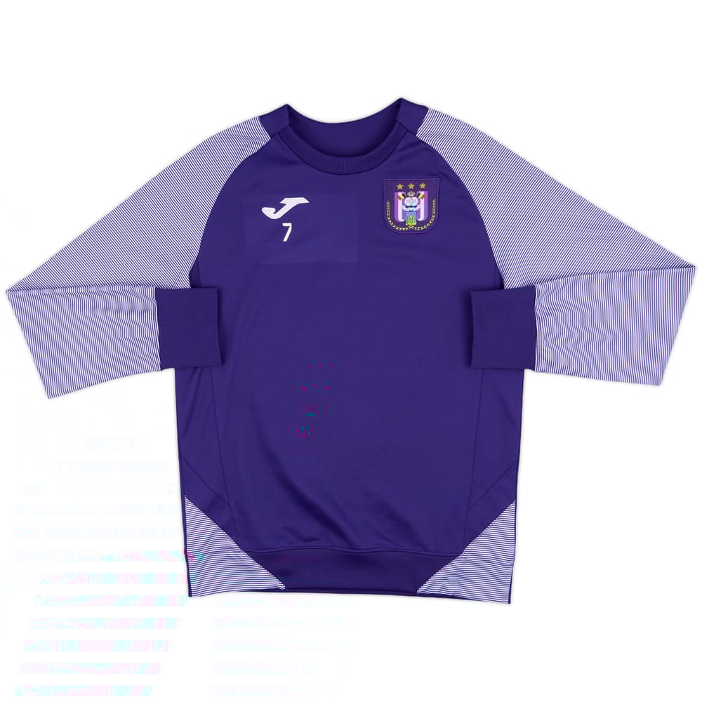 2020-21 Anderlecht Player Issue Joma Sweat Top #7 - 8/10 - (S)