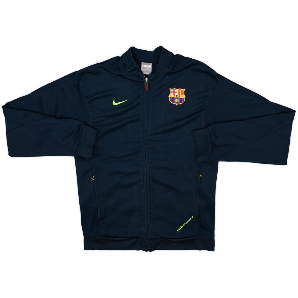 2007-08 Barcelona Nike Track Jacket - 8/10 - (XL.Boys)