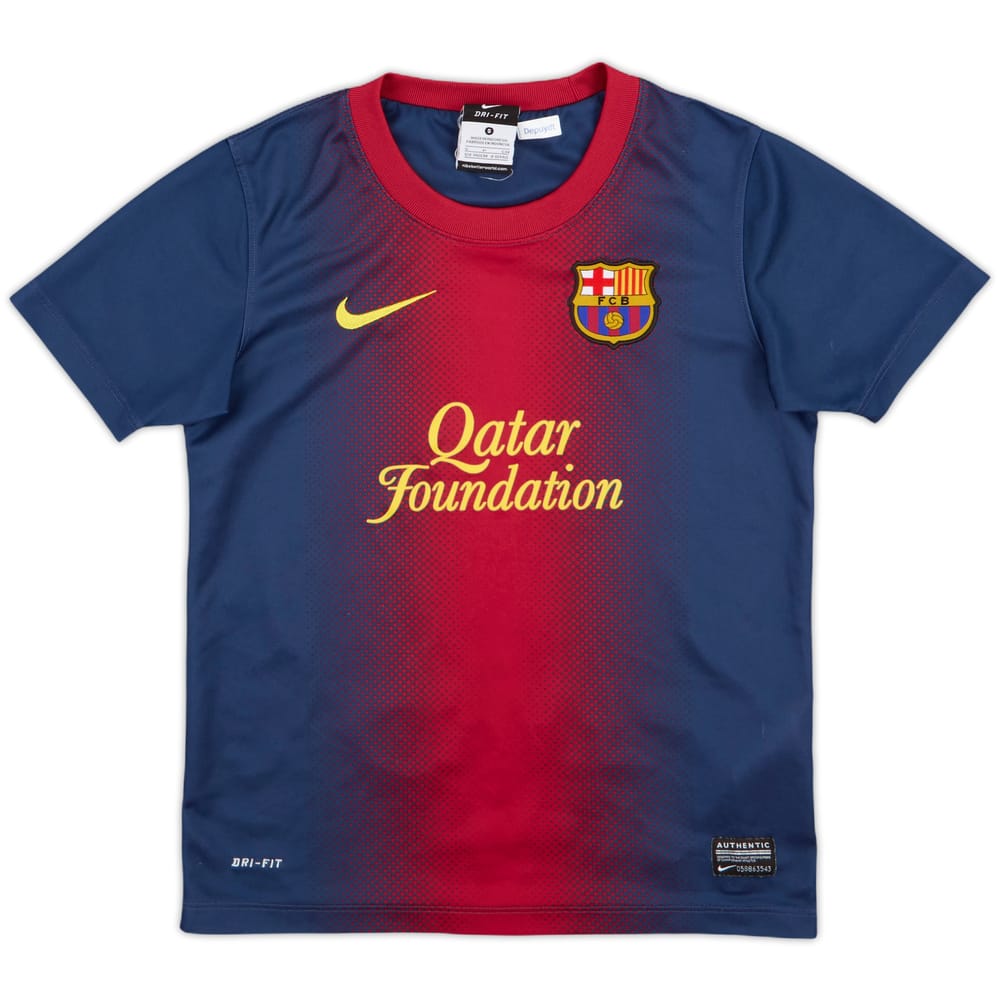 2012-13 Barcelona Home Shirt - 8/10 - (S.Boys)