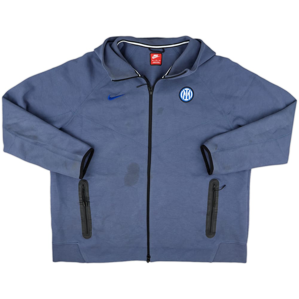 2024-25 Inter Milan Nike Hooded Track Jacket - 5/10 - (XXL)