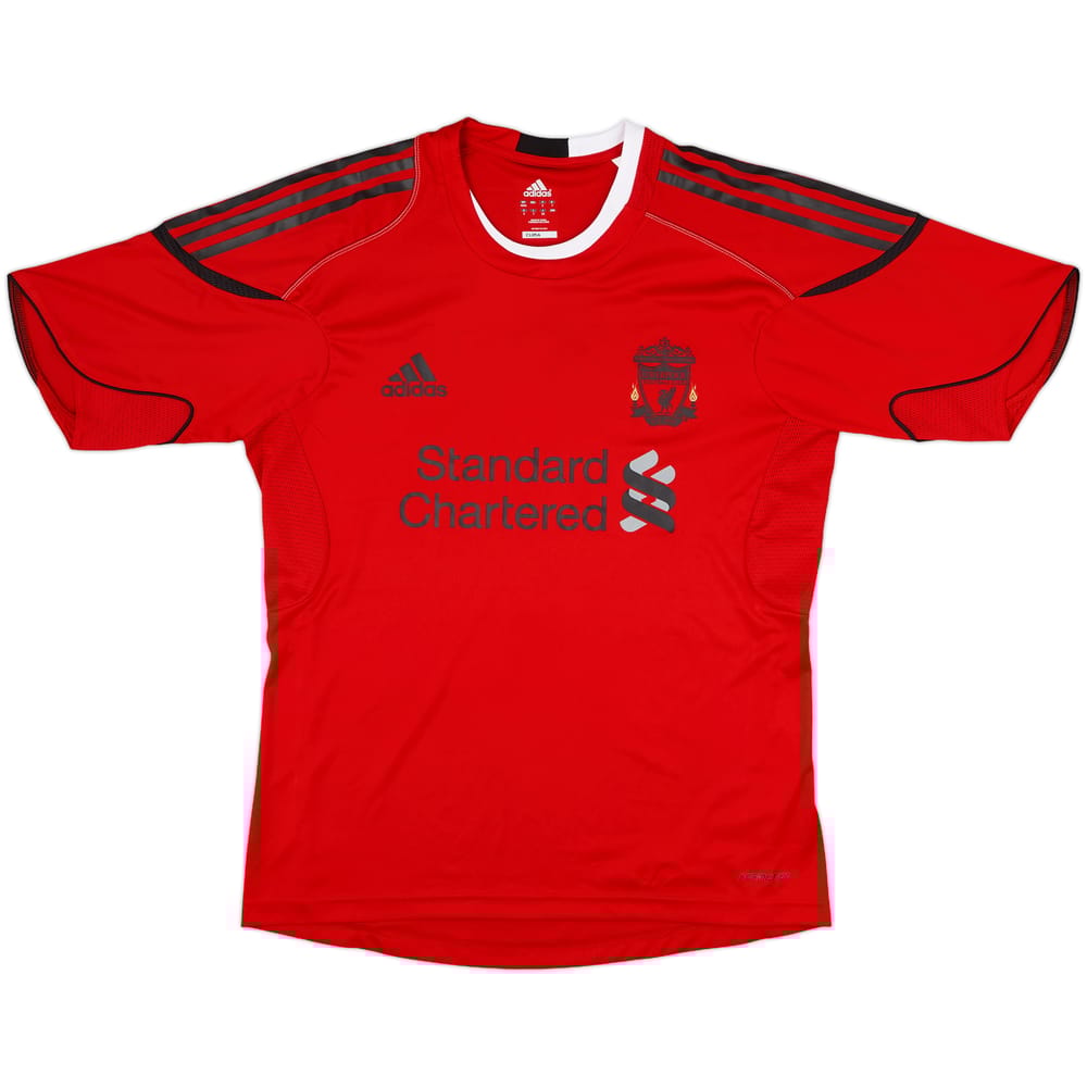 2010-11 Liverpool adidas Training Shirt - 9/10 - (L)