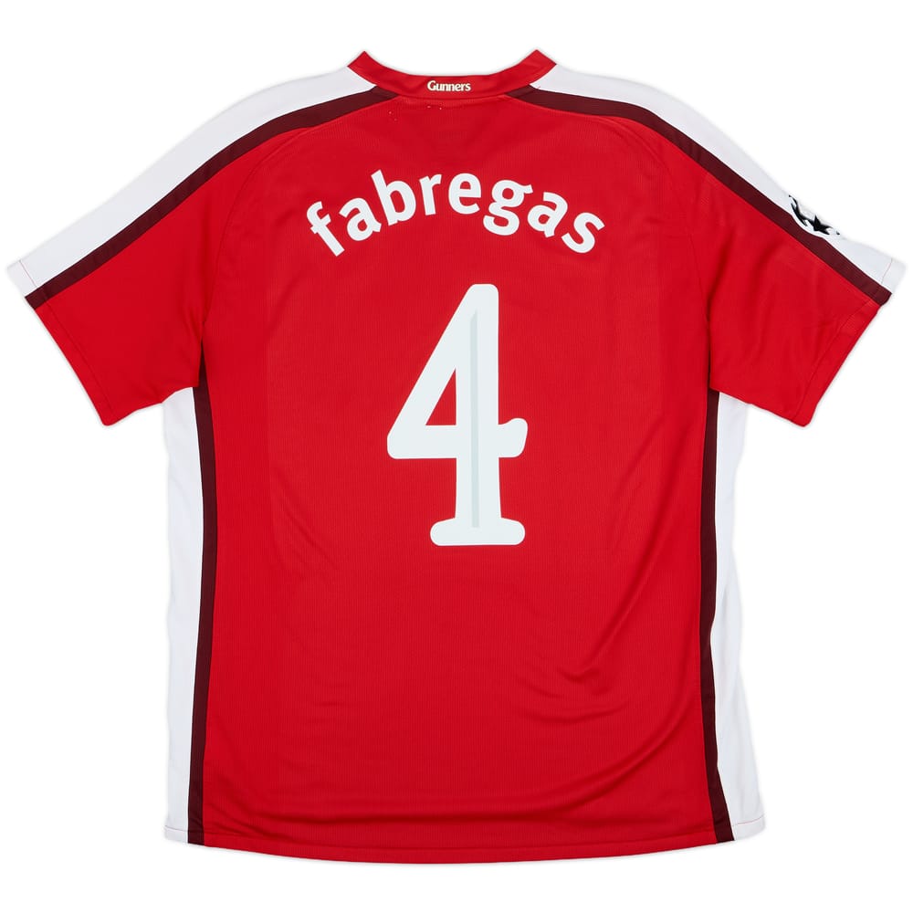 2008-10 Arsenal Home Shirt Fabregas #4 - 10/10 - (L)