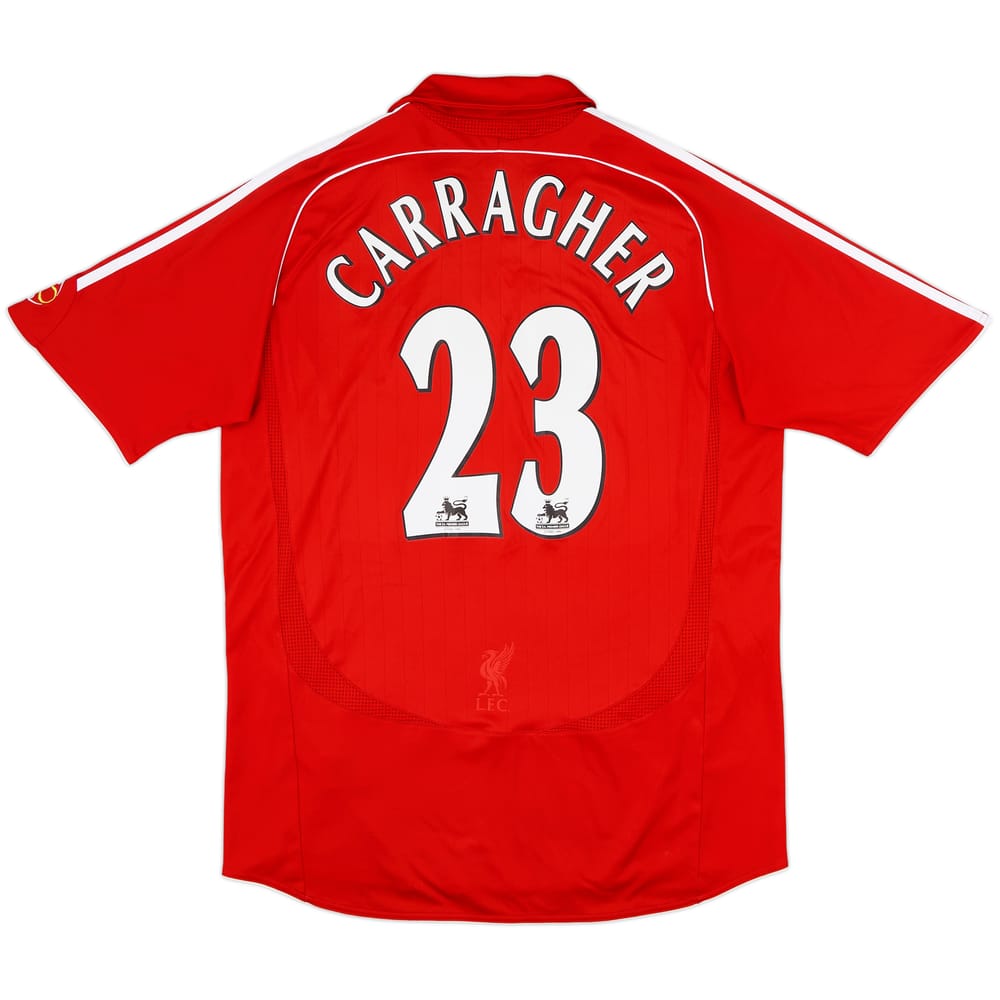 2006-08 Liverpool Home Shirt Carragher #23 - 8/10 - (L)