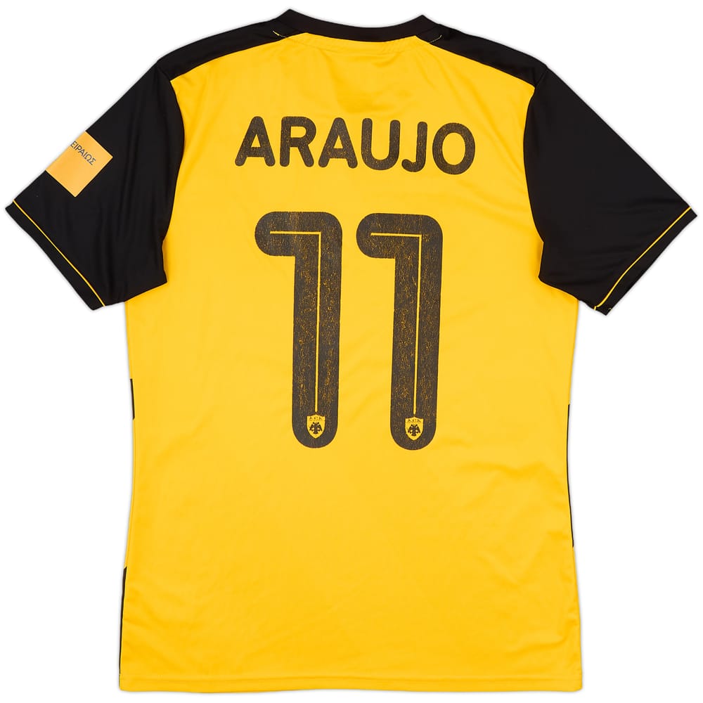 2019-20 AEK Athens Home Shirt Araujo #11 - 5/10 - (S)
