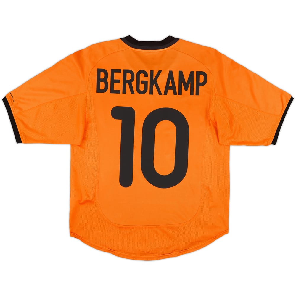 2000-02 Netherlands Home Shirt Bergkamp #10 - 6/10 - (S)