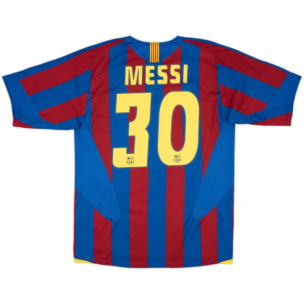 2005-06 Barcelona Home Shirt Messi #30 - 9/10 - (M)