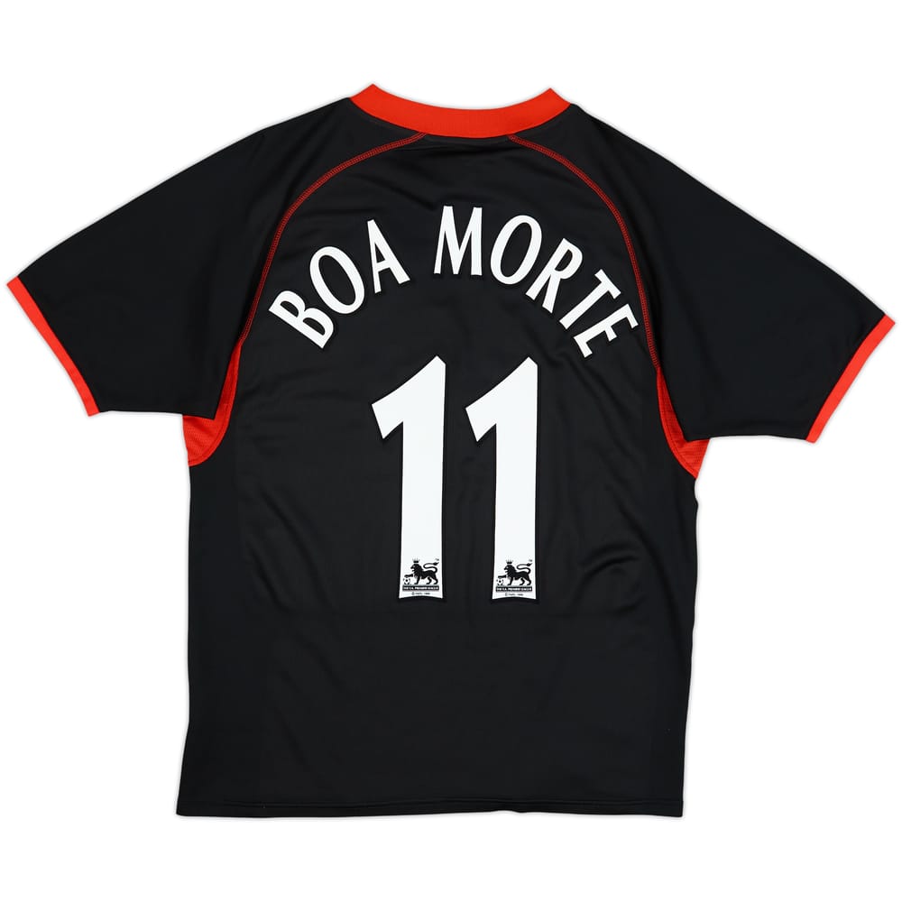2003-04 Fulham Away Shirt Boa Morte #11 - 8/10 - (M)