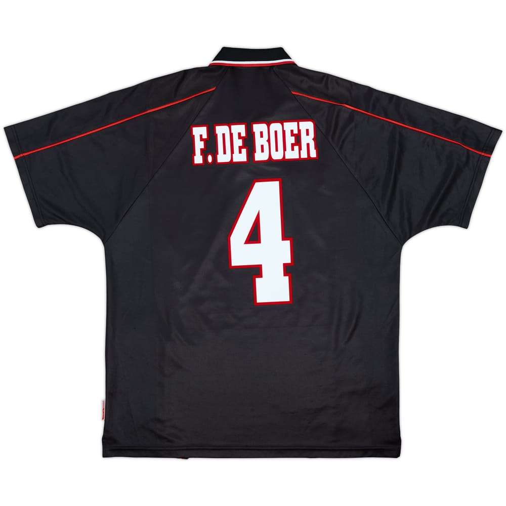 1998-99 Ajax Away Shirt F.De Boer #4 - 8/10 - (L)