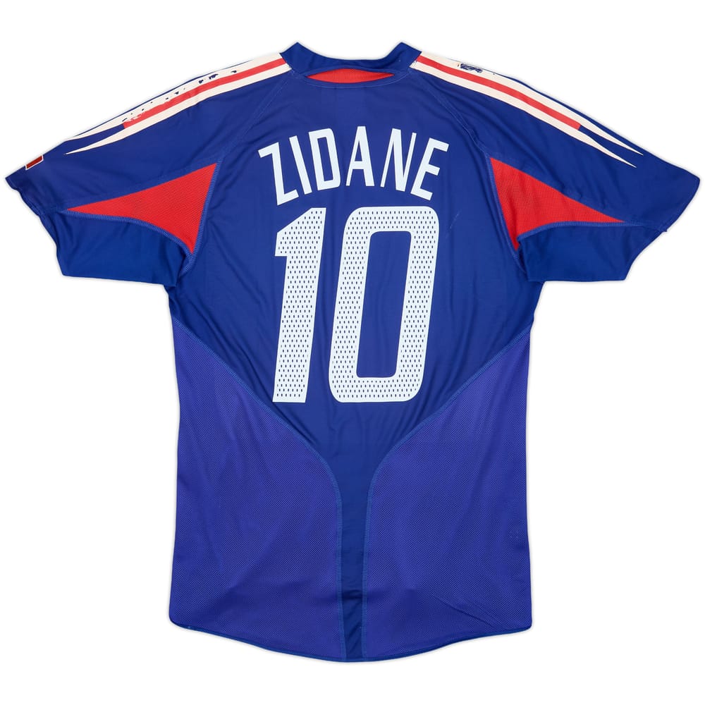 2004-06 France Home Shirt Zidane #10 - 5/10 - (S)