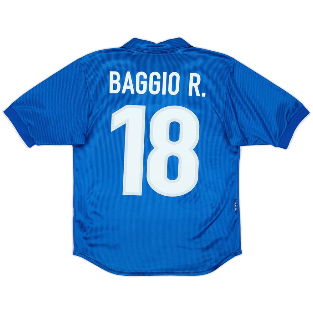 1997-98 Italy Home Shirt Baggio R. #18 - 6/10 - (S)