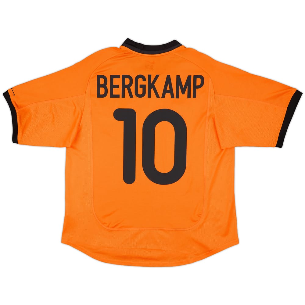 2000-02 Netherlands Home Shirt Bergkamp #10 - 7/10 - (L)