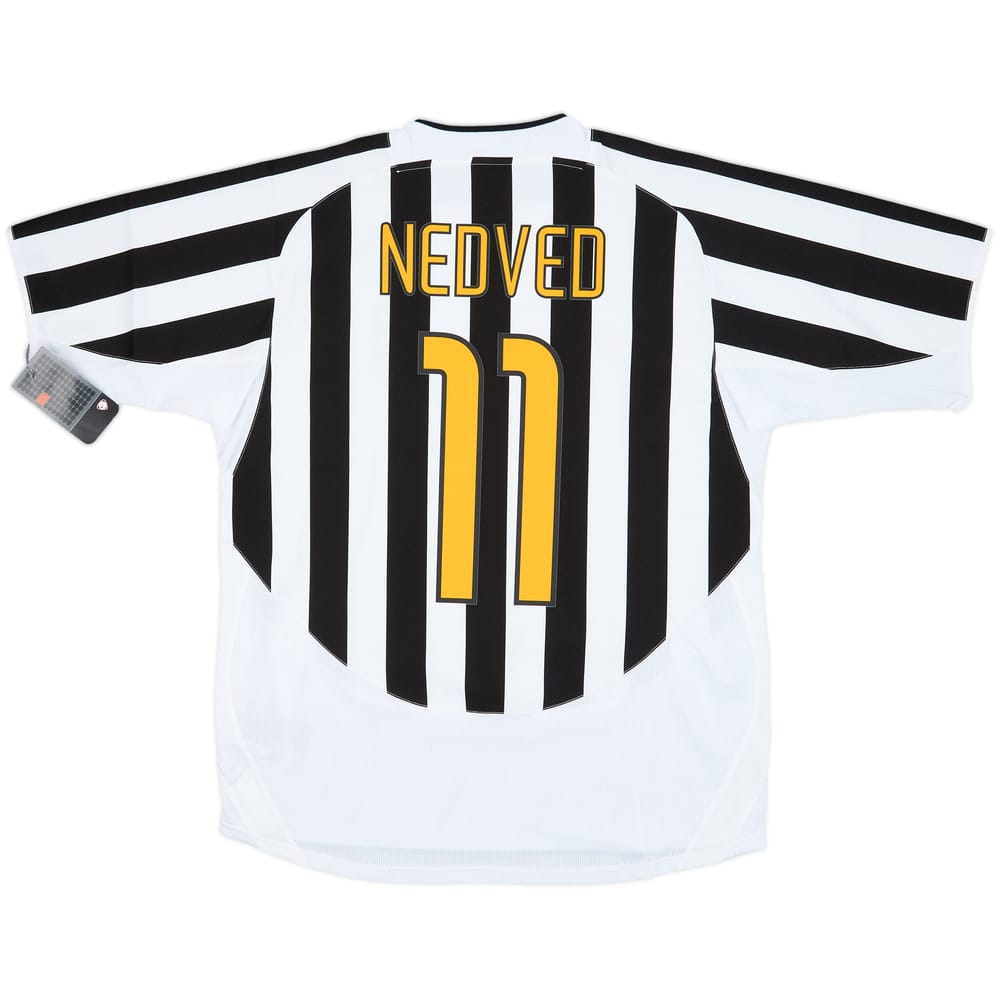 2003-04 Juventus Player Issue Home Shirt Nedved #11 (L)