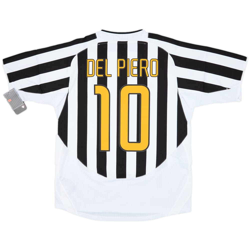 2003-04 Juventus Player Issue Home Shirt Del Piero #10 (L)