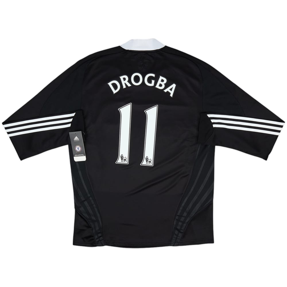 2008-09 Chelsea Player Issue Away L/S Shirt Drogba #11 (XL)