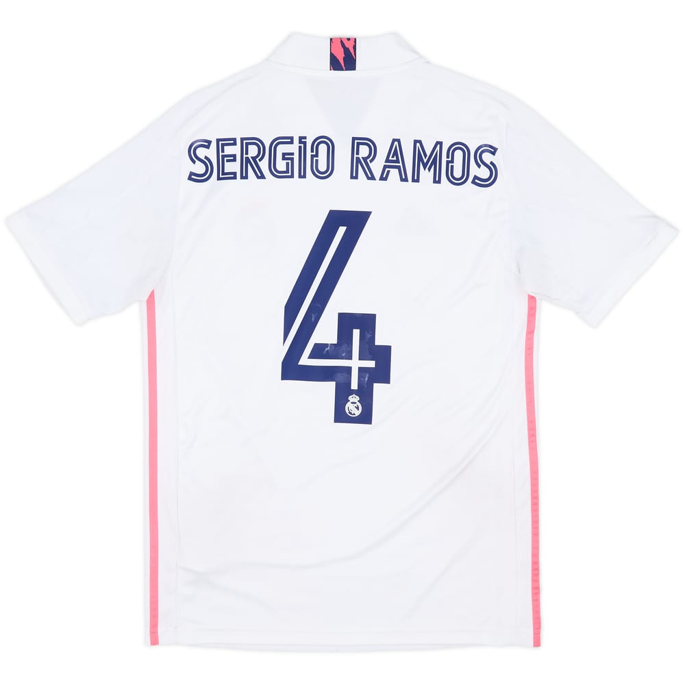 2020-21 Real Madrid Home Shirt Sergio Ramos #4 - 5/10 - (S)