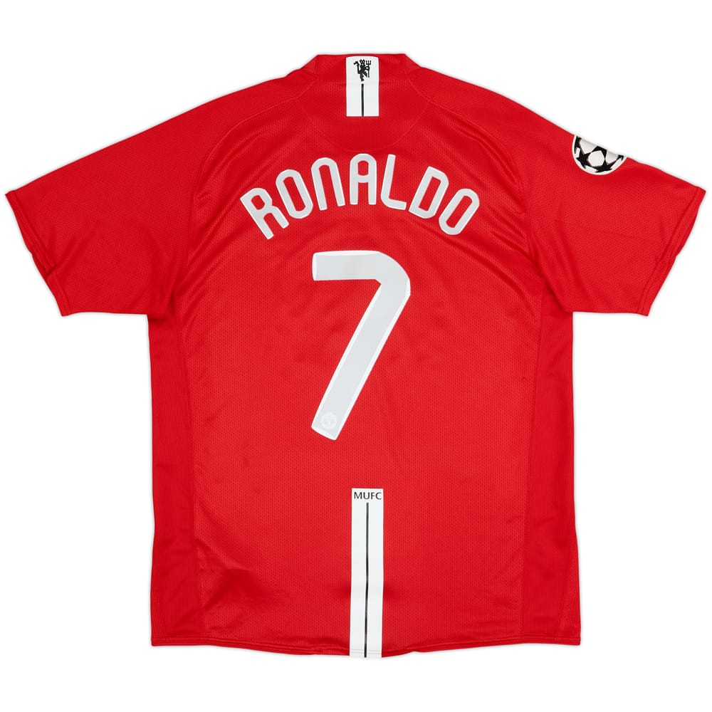 2007-09 Manchester United 'Moscow 2008' Home Shirt Ronaldo #7 - 8/10 - (L)