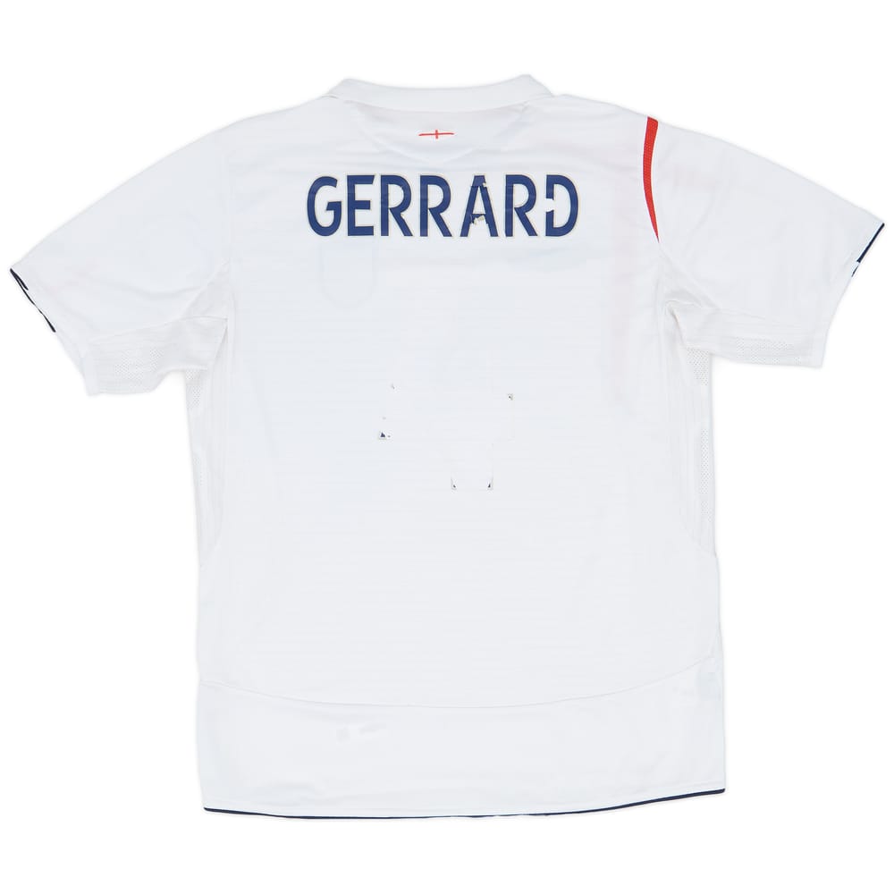 2005-07 England Home Shirt Gerrard #4 - 3/10 - (L)
