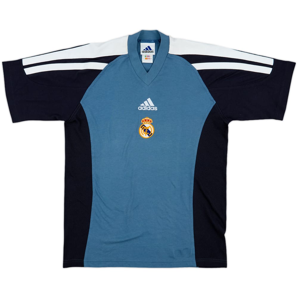 2001-02 Real Madrid adidas Cotton Tee - 9/10 - (S)