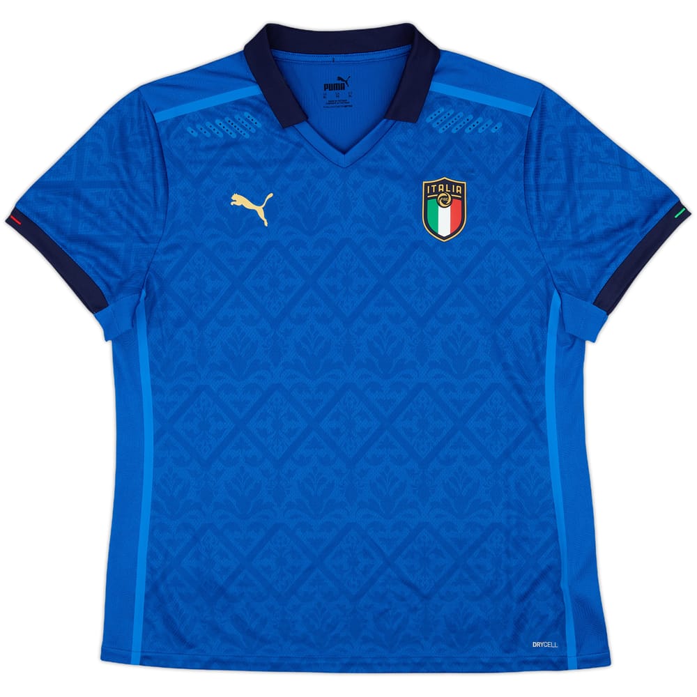 2020-21 Italy Authentic Home Shirt - 8/10 - (Women's XL)