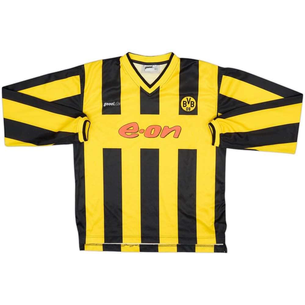 2000-02 Borussia Dortmund Home L/S Shirt - 5/10 - (L.Boys)