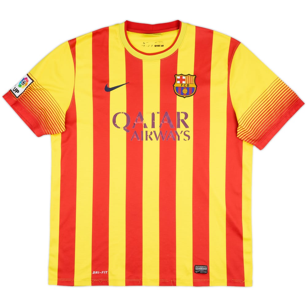 2013-15 Barcelona Away Shirt - 4/10 - (XL)